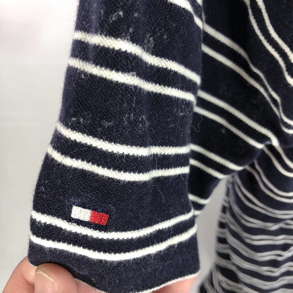 Vintage Tommy Hilfiger Rare Polo Striped XL Early 2000s Y2K Short Sleeve Tee - Picture 9 of 12